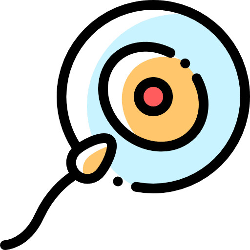Fertilization ovum nature motherhood icon
