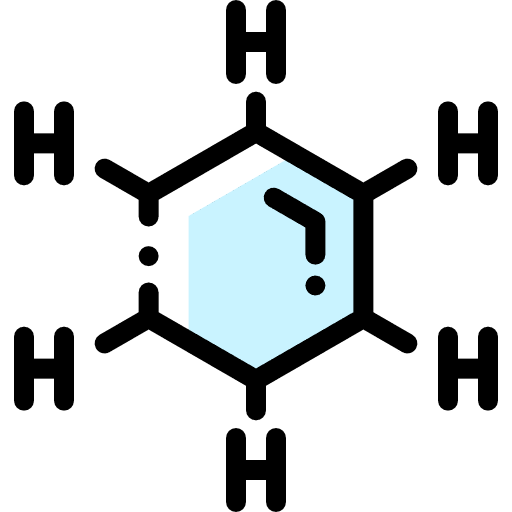 Molecule healthcare and medical nature education icon