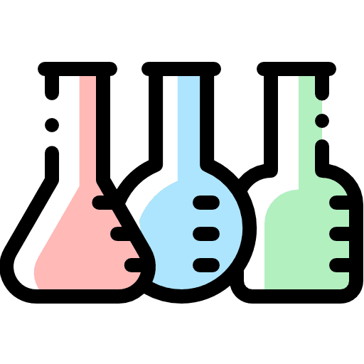 Test tubes flasks laboratory tubes icon