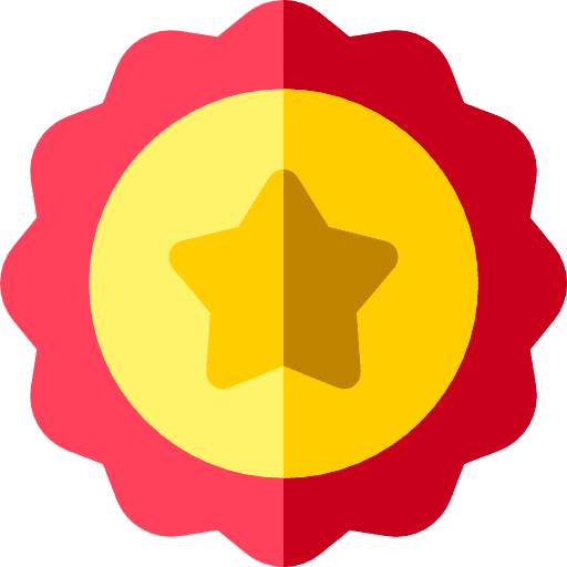 Badge medal sports and competition award icon