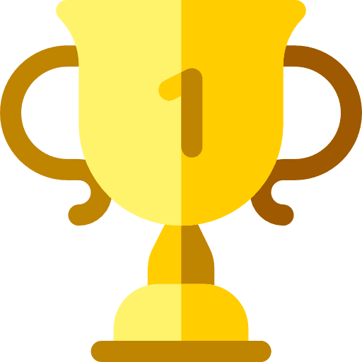 Trophy achievement award winner icon