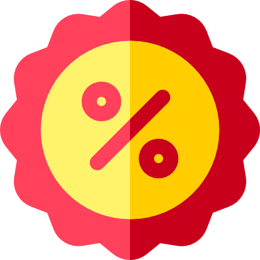 Badge badge shopper percent icon