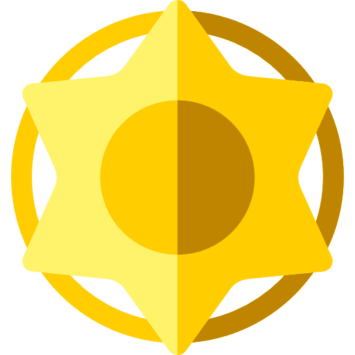 Badge rank shapes miscellaneous icon