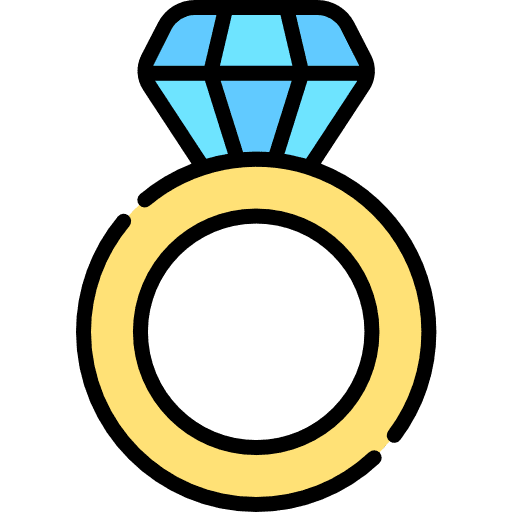 Ring fashion jewelry ring icon