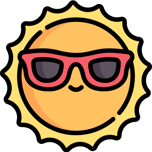 Sun sun summer cool icon