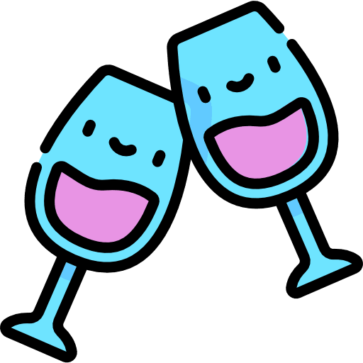 Toast cheers celebration alcohol icon