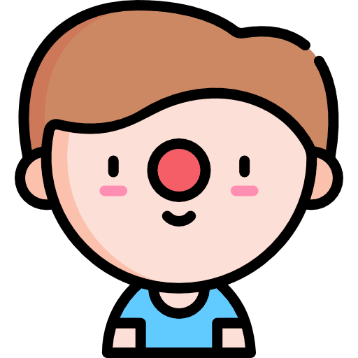 Clown person professions and jobs user icon