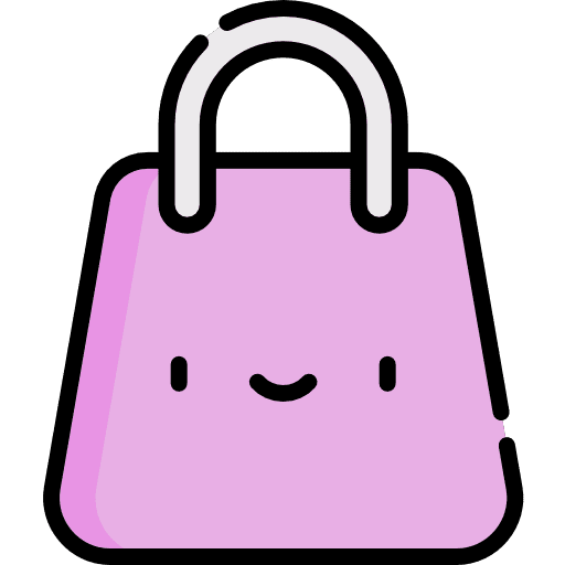 Shopping bag smiley supermarket shopping bag icon