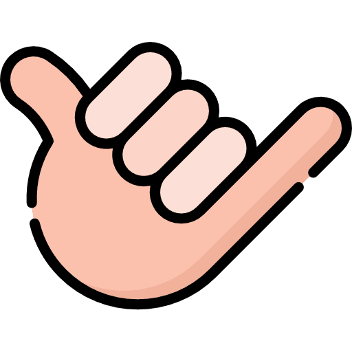 Hand fingers hand hands and gestures icon