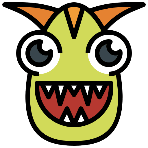 Monster character monster dragon icon