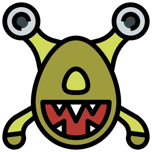Monster cultures animals character icon