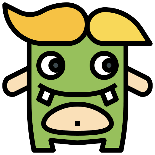 Monster fairy tale monster animals icon