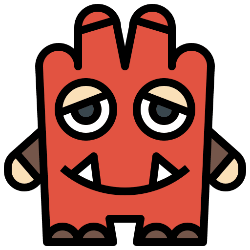 Monster fantasy cultures character icon