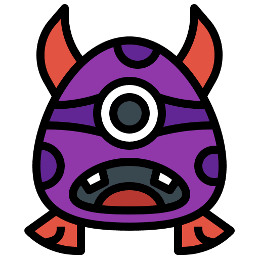 Monster folklore character monster icon