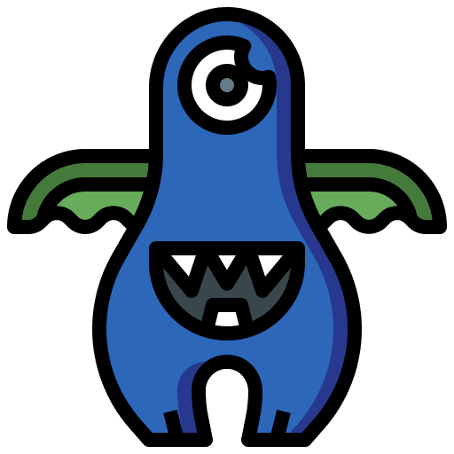 Monster folklore legend character icon