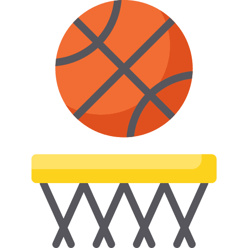 Basketball basket tool hobbies and free time icon