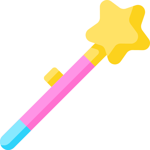 Magic wand witch magic wand magician icon