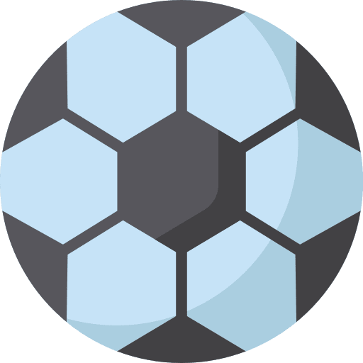 Soccer ball sport team football ball icon