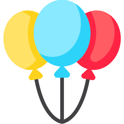 Balloons birthday balloons party icon
