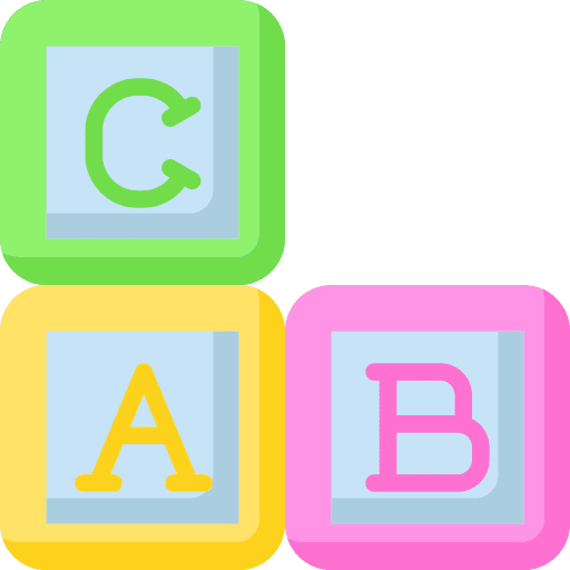 Block blocks alphabet abc block icon