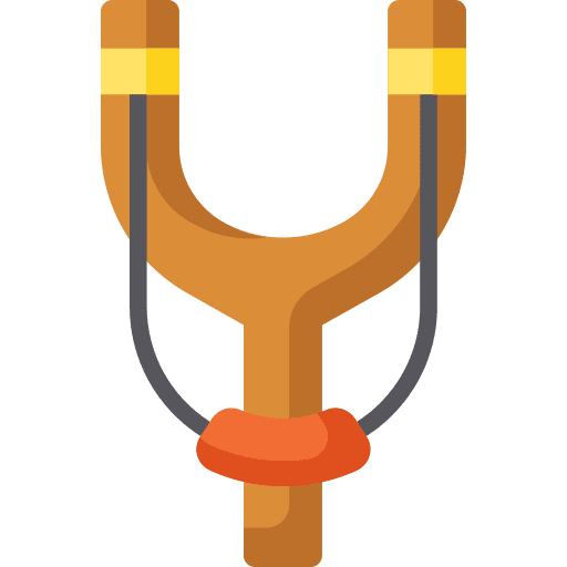 Catapult kid and baby game kid icon