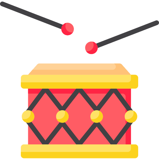 Drum drumsticks music orchestra icon