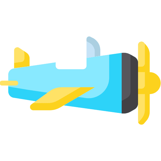 Plane airport childhood kid and baby icon