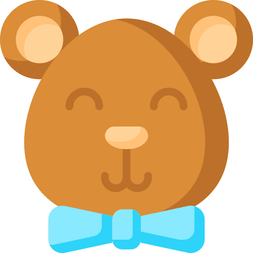 Teddy bear animals kid and baby teddy bear icon