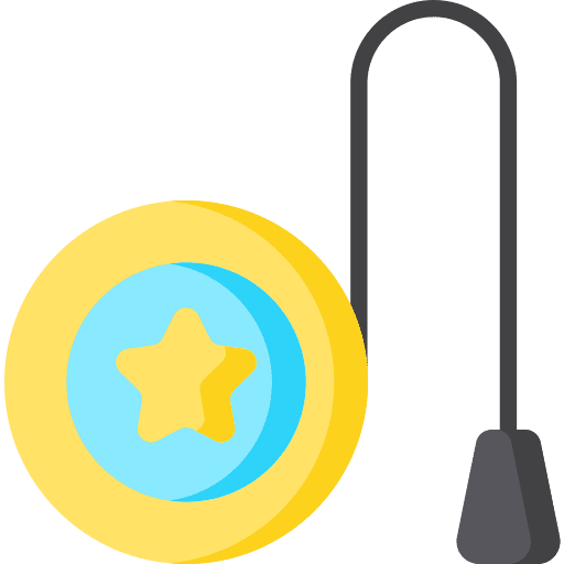 Yoyo kid and baby gaming entertainment icon