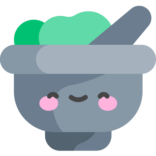 Mortar chemical mortar pestle icon