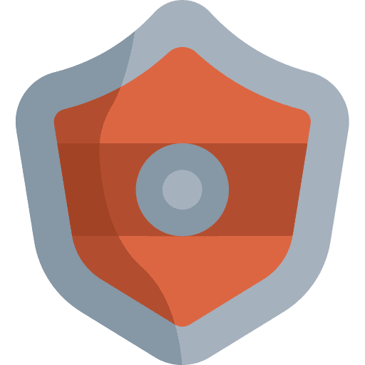 Shield security defense shield icon