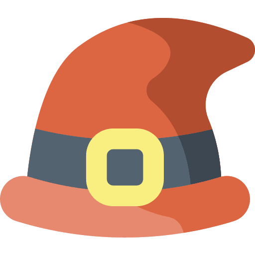 Witch hat witch hat witch magician icon