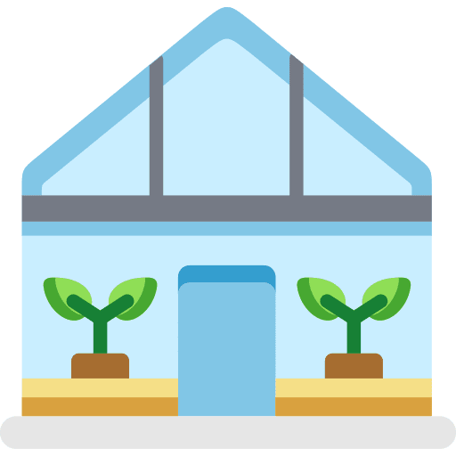 Green house ecological green home green house icon