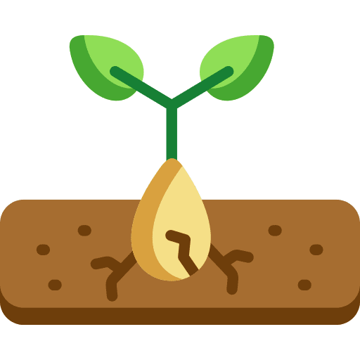 Seed seed nature planting icon