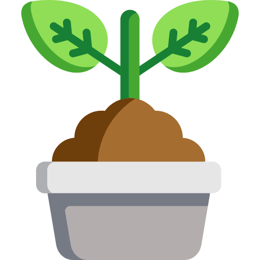 Sprout nature tree growing seed icon