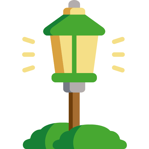 Street light illumination street light light icon