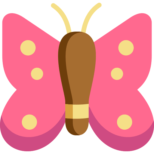 Butterfly moths animals entomology icon