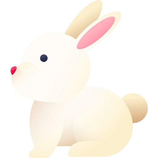 Easter bunny easter animals wildlife icon
