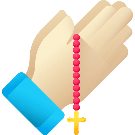 Pray prayer catholic hands and gestures icon