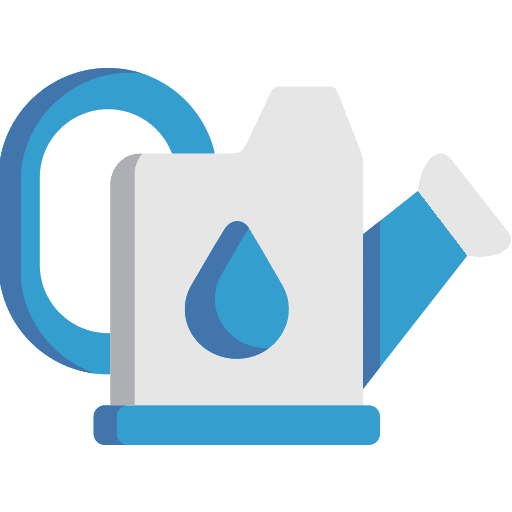 Watering can water garden farming and gardening icon