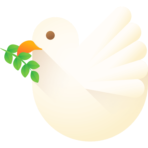 Dove dove bird peace icon