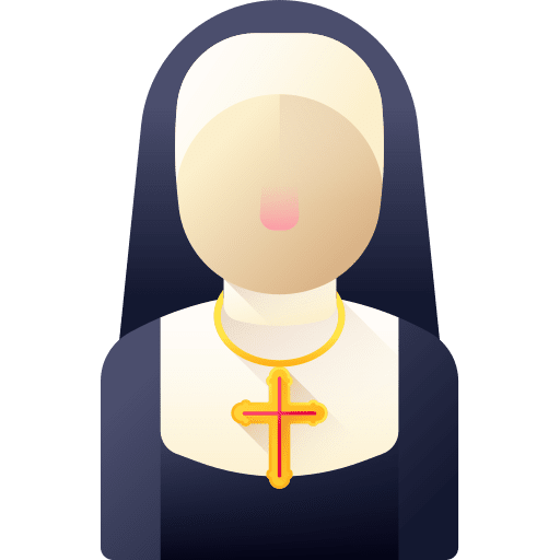 Nun avatar professions and jobs catholic icon