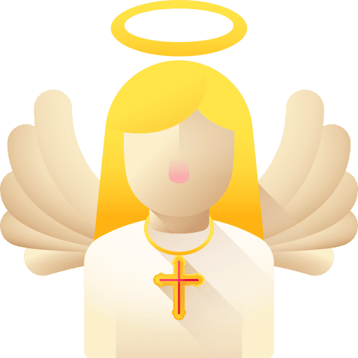 Angel christianity angel wings icon