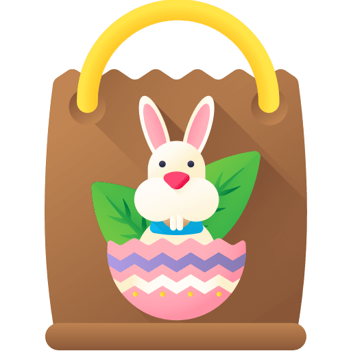 Paper bag shopping bag paper bag present icon
