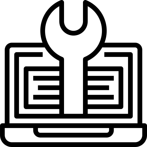 Computer computer seo and web laptop icon