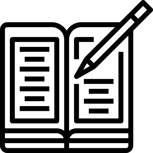 Book education dictionary open book icon