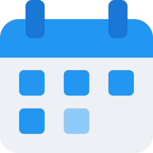 Calendar administration interface save the date icon