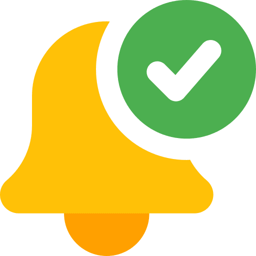 Alarm alarm check alert icon