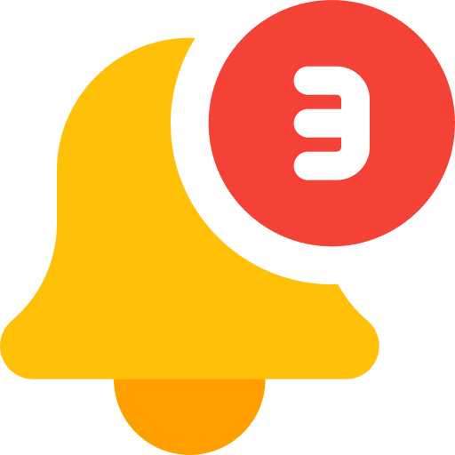 Notification three interface time and date icon