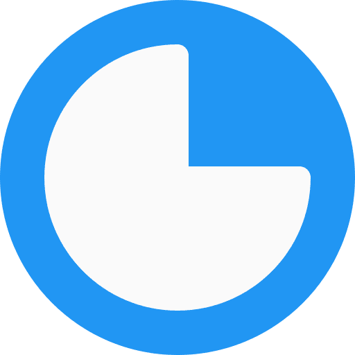 Three quarters three quarters 45 minutes minutes icon